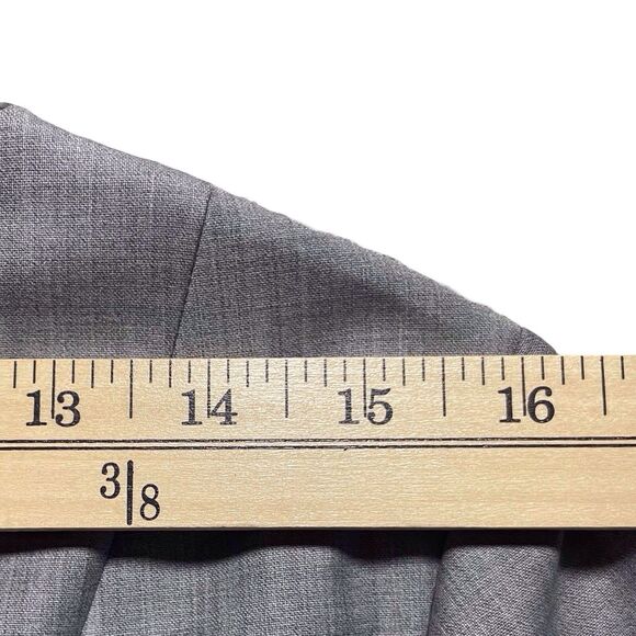 THEORY Cassii Sheath Dress Size 8 Wool Blend Short Sleeve Light Gray EUC Office - Picture 11 of 16